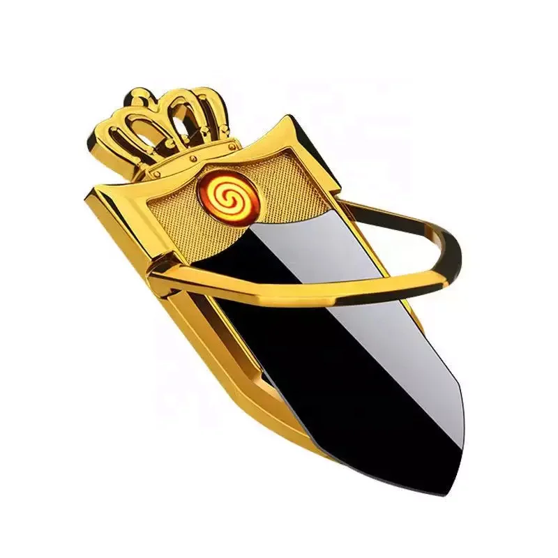 New Design Heart Shape Multifunctional Rechargeable USB Electric Lighter Portable Car Phone Holder Led Cigarette Lighter For Bus