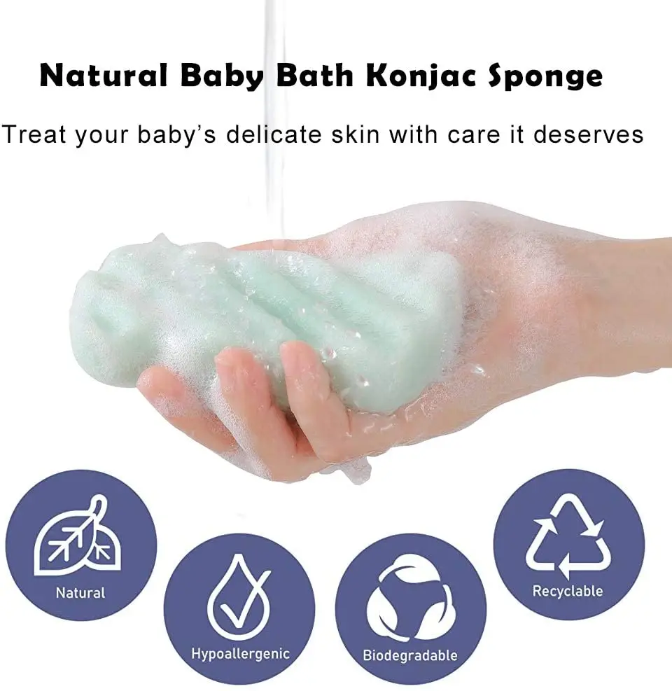 Высококачественный Отшелушивающий скребок konjac из органической целлюлозы для чистки лица гипоаллергенный всех типов кожи