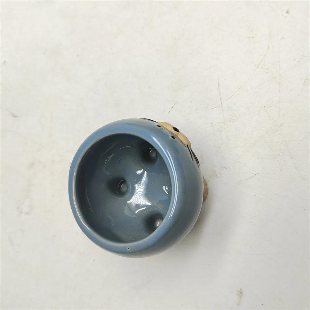 American country style garden decoration walrus blue small pot flower pot&planter for office home hotel decoration