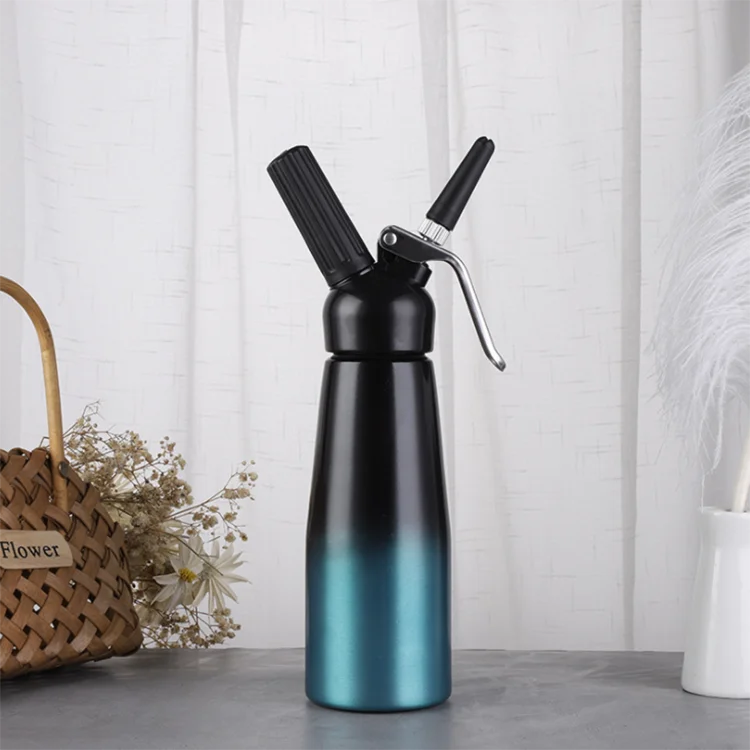500ml Aluminum Whipped Cream Whipper Dispenser with Metal
