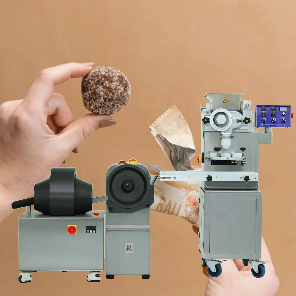 Energy Ball Production Line Chocolate Protein balls Making Machine Tamarind Ball Divider Round Machine
