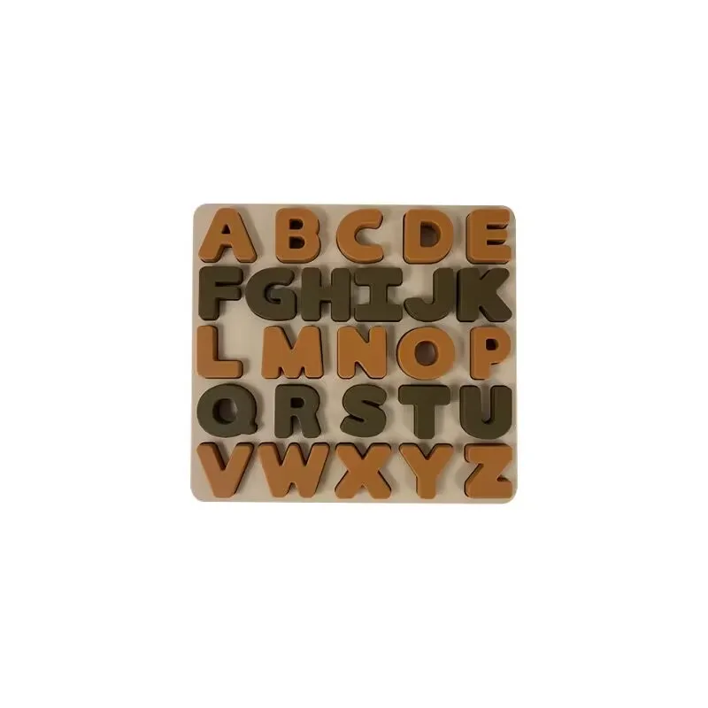 Силиконовая головоломка с буквами Монтессори игрушка для детей дошкольного возраста обучающие игрушки мальчиков и девочек
