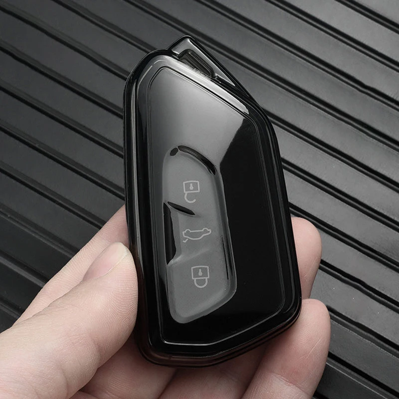 Car Key Case Cover Shell Fob For VW Volkswagen Golf 8 MK8 ID.3 ID.4 Cupra Skoda Octavia A8 SEAT Leon MK4 2020 2021