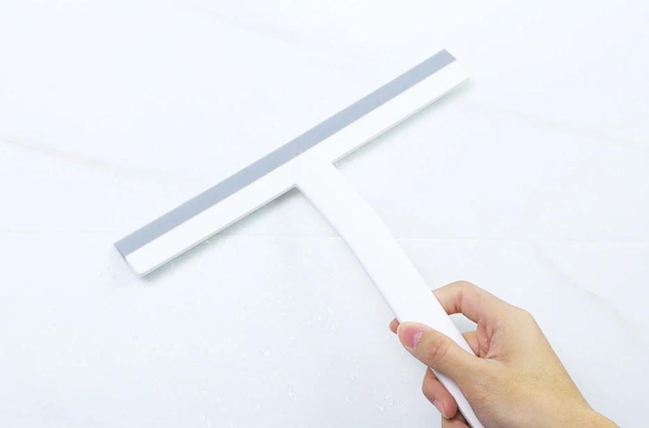 Water scraper glass bathroom floor soft rubber office and household wiper Silicon car home window cleaner squeegee manufacturer