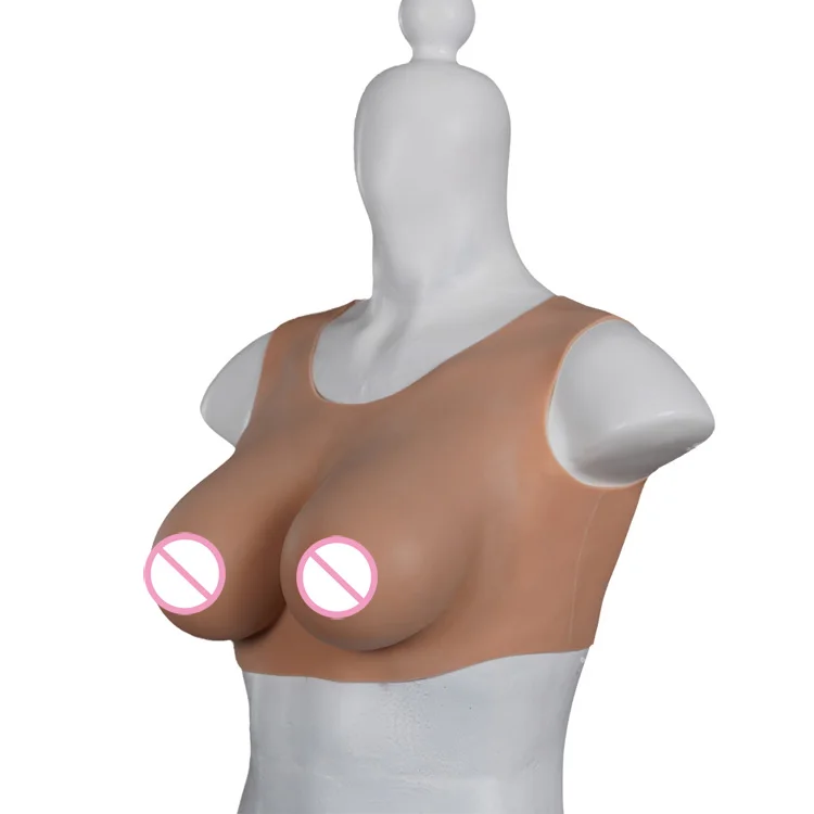 B06 Free shipping US Warehouse C Cup Realistic Silicone Breast Fake Boobs Chest Form For Cosplay Lady Artificial Silicon Chest
