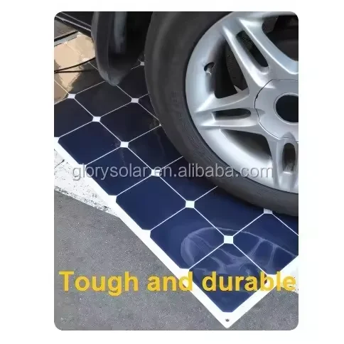For Boats Sailboats Motorhome RV Car Yacht Caravans Lorry Trailer Cabin High Efficiency Semi Flexible Solar Panel Marine Panel
