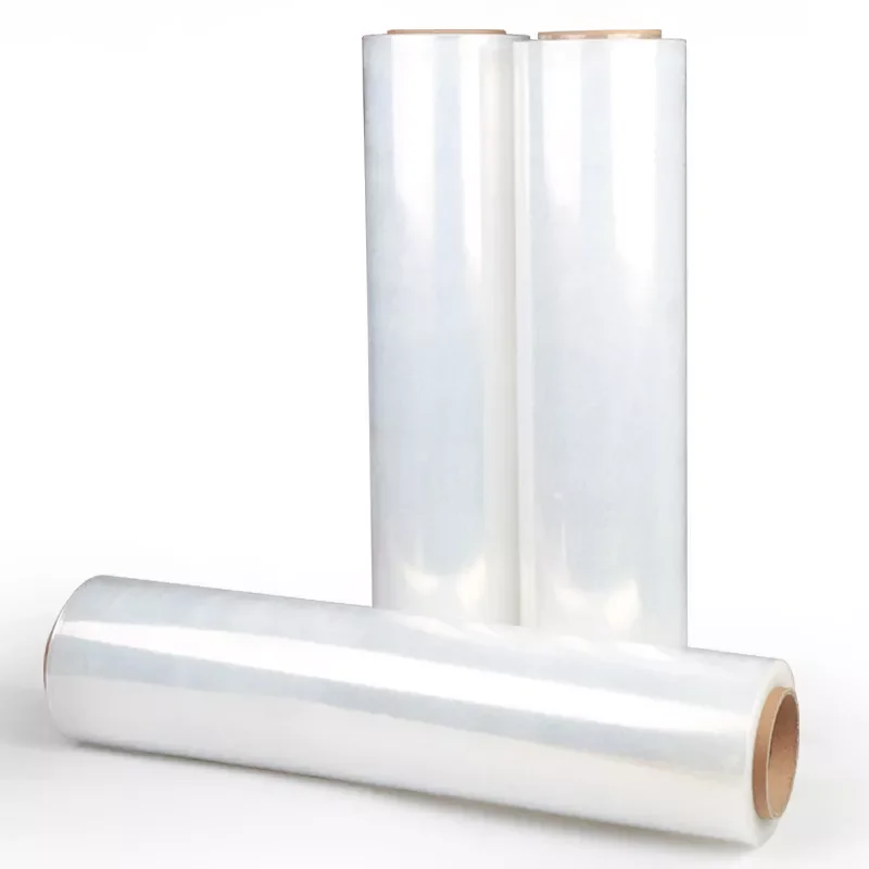 High Quality Hand Stretch Film Shrink Wrap Clear Plastic Transparent Lldpe Packaging Film Green Packing
