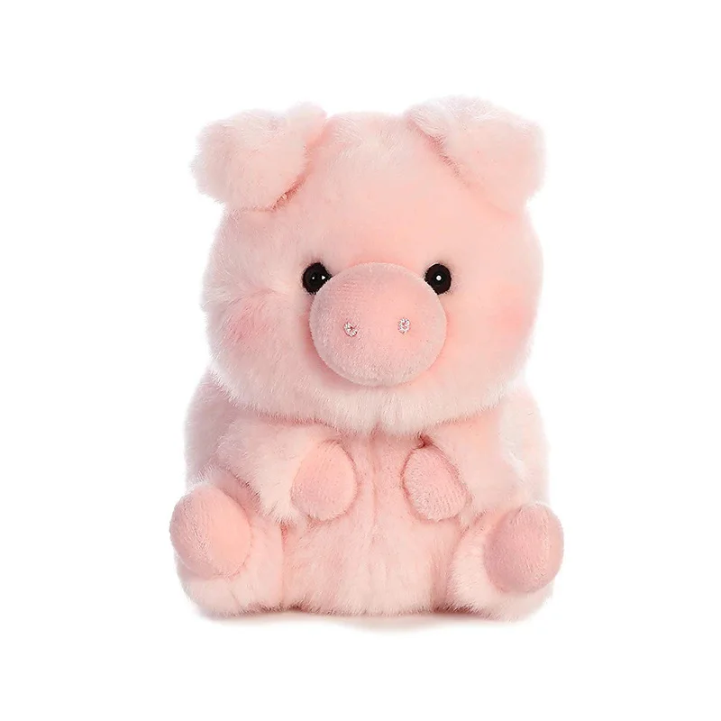 2024 Farm Animal Soft Baby Plush Cow Mini Soft Pig Stuffed Animal Toy stuffed animal toys custom