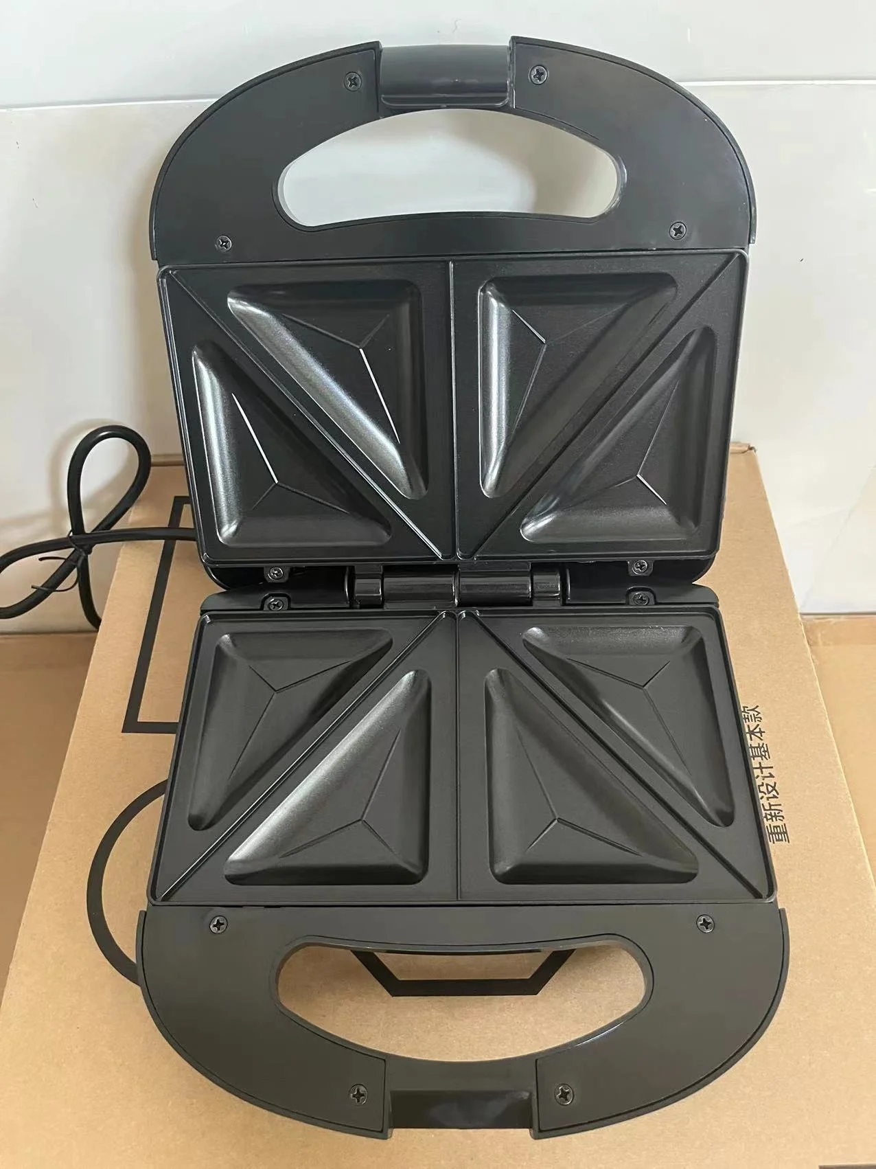 Factory price multifunctional waffle maker machine commercial Non Stick Surfaces Stainless Steel Sandwich Maker