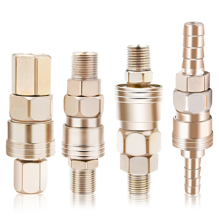 tema push locking hydraulic snap coupler manufacturing quick-release female hydraulic press type snap connector quick