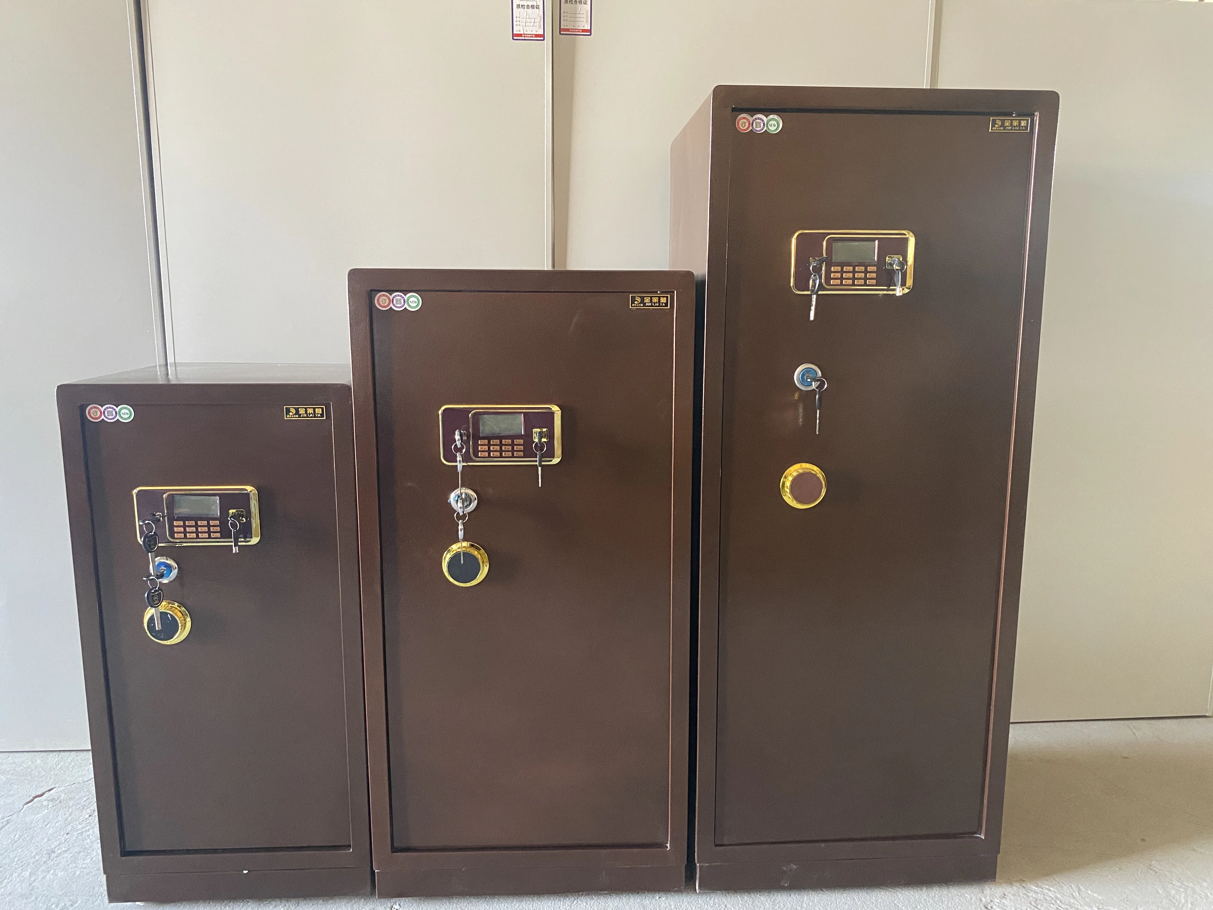 Wholesale Safe with Combination Electronic Lock Key Lock Anti-theft Secret Safe Box Money Gold Important Safe Metal Locker