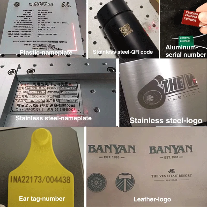 Custom RAYCUS/JPT Mopa M7 Deep Engraving Ezcad Control Software 20w 30w 50w 100w Portable Fiber Laser Marking Machine