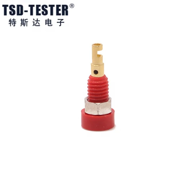 2MM 10A Gold plated Nickel plated industry plug and socket panel binding post pcb banana plug