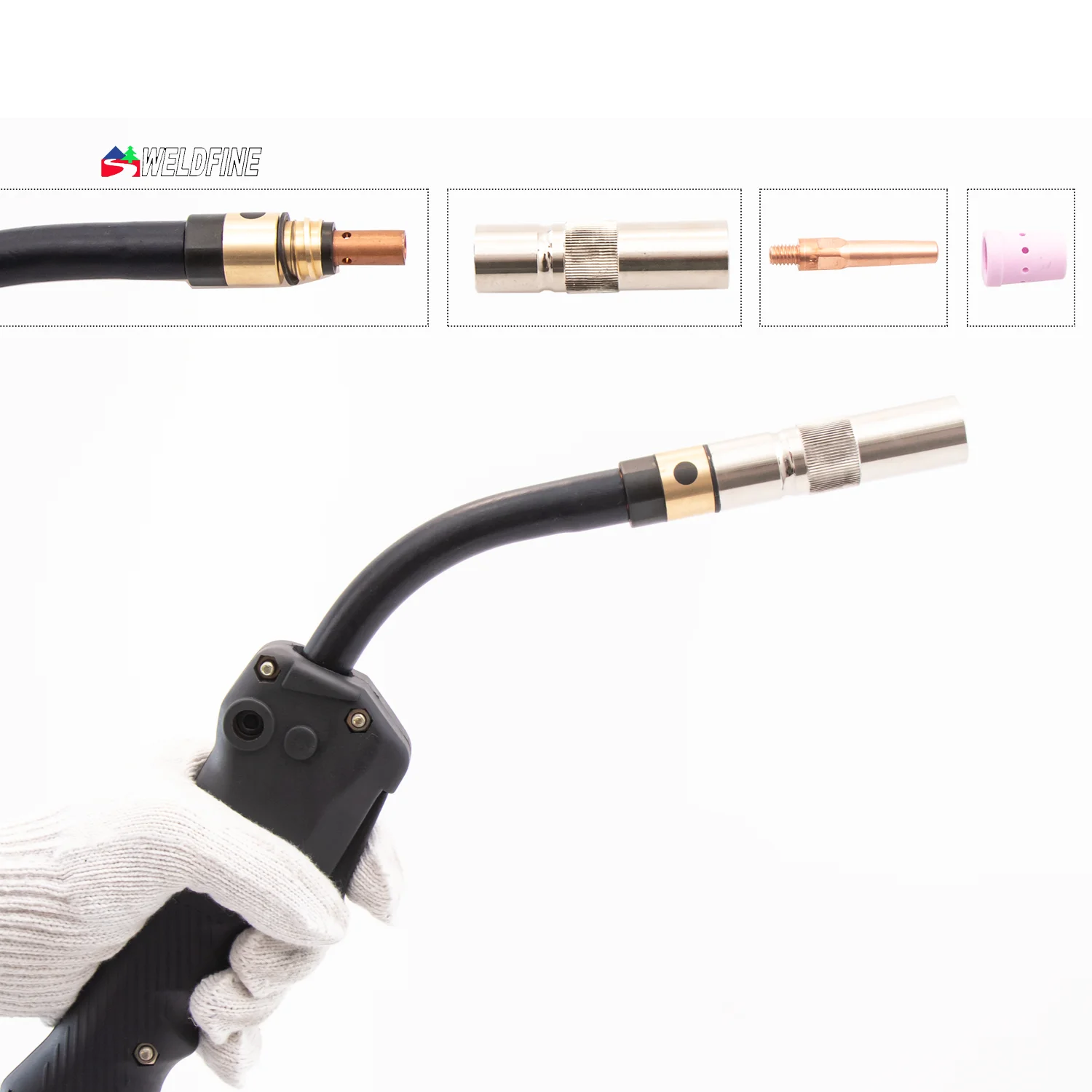 Wholesale MIG Welding Torch 5 meters PNA 350A MIG Welding Torch