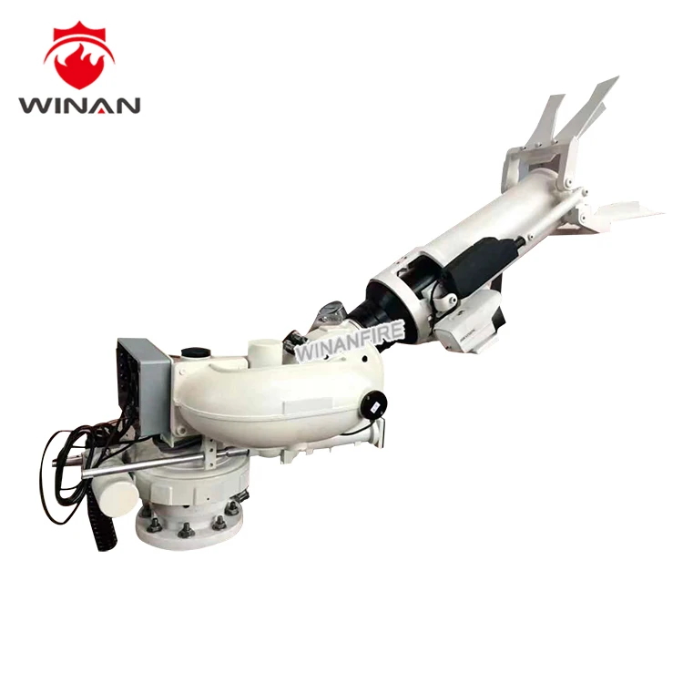 WINAN 50-120LPS duckbill fire monitor water cannon remote control lever with nozzle