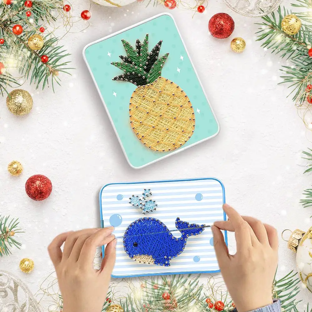 NEW Design DIY String Art Kit for Beginner doughnut Donut String Art,Unique Gift,Craft Kit for Holidays