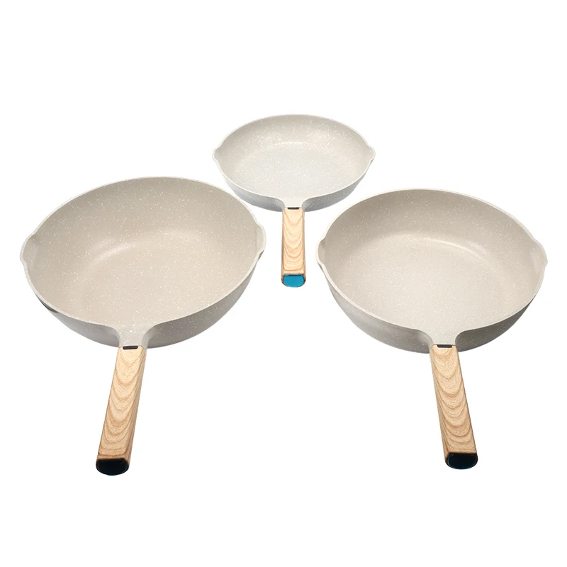 Kitchen Cookware Induction Gas Wok Cooker Aluminum Die Cast Frying Pan Wok