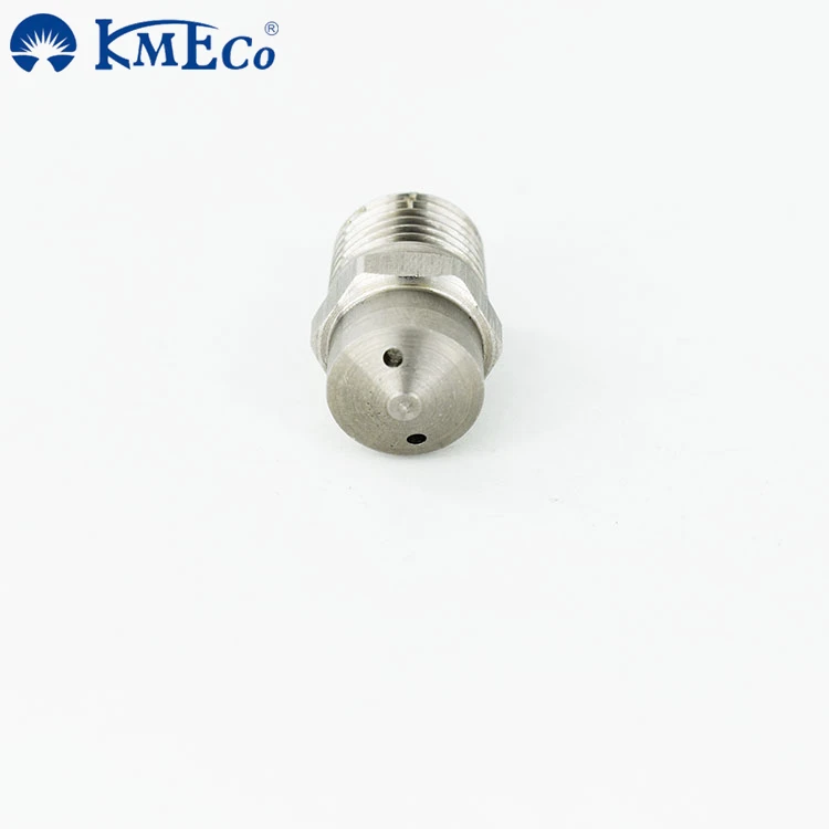 KMECO   0 Degree nozzle high pressure screw type spray tip nozzle cutting Cleaning nozzle