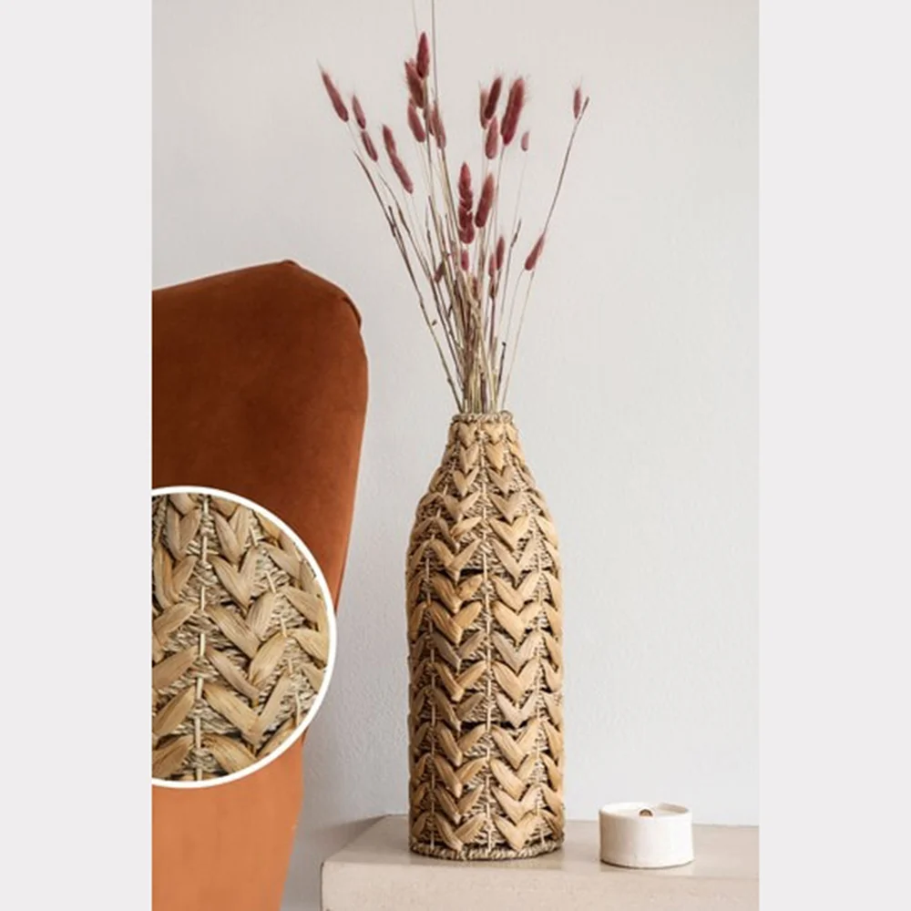 manufacturer  handmade bamboo rattan decorative  home decor  floor vase vase