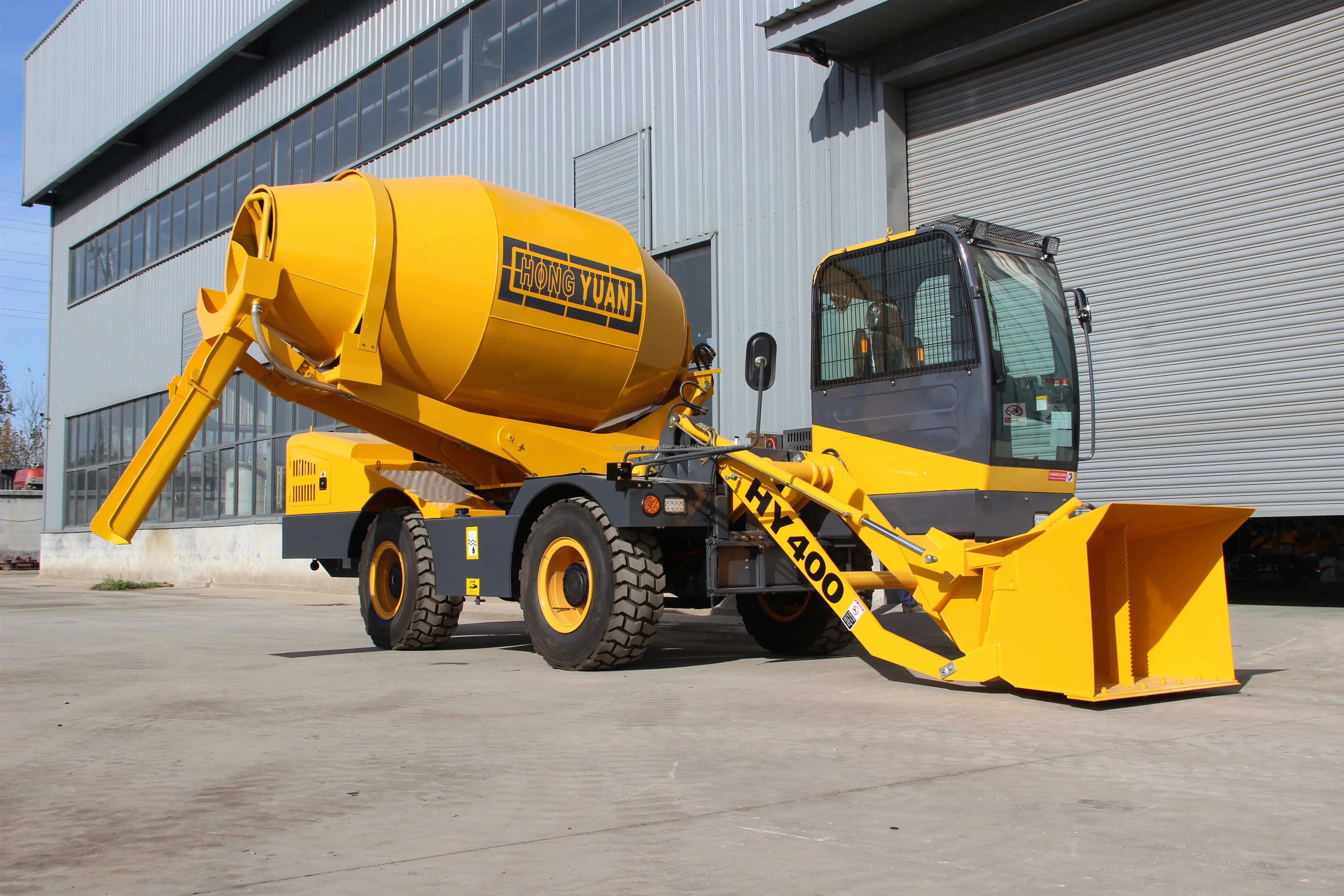 4 cbm output capacity concrete mixer truck self loading concrete mixer