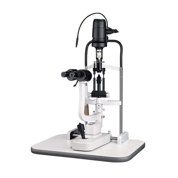 BL-66B china ophthalmic optical Slit lamp microscope with 2 step magnifications halogen bulb