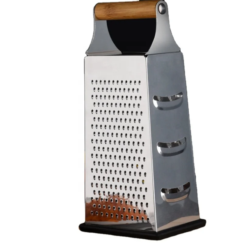 Cheese Grater Machine Box Grater HardFood Shredder Machine 4 Sided Handheld Kitchen For Cheese  Carrot  Veggie Ginger Potato