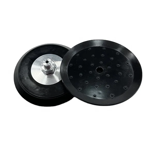 100mm pneumatic flat round rubber suction cups silicone vacuum suction cups