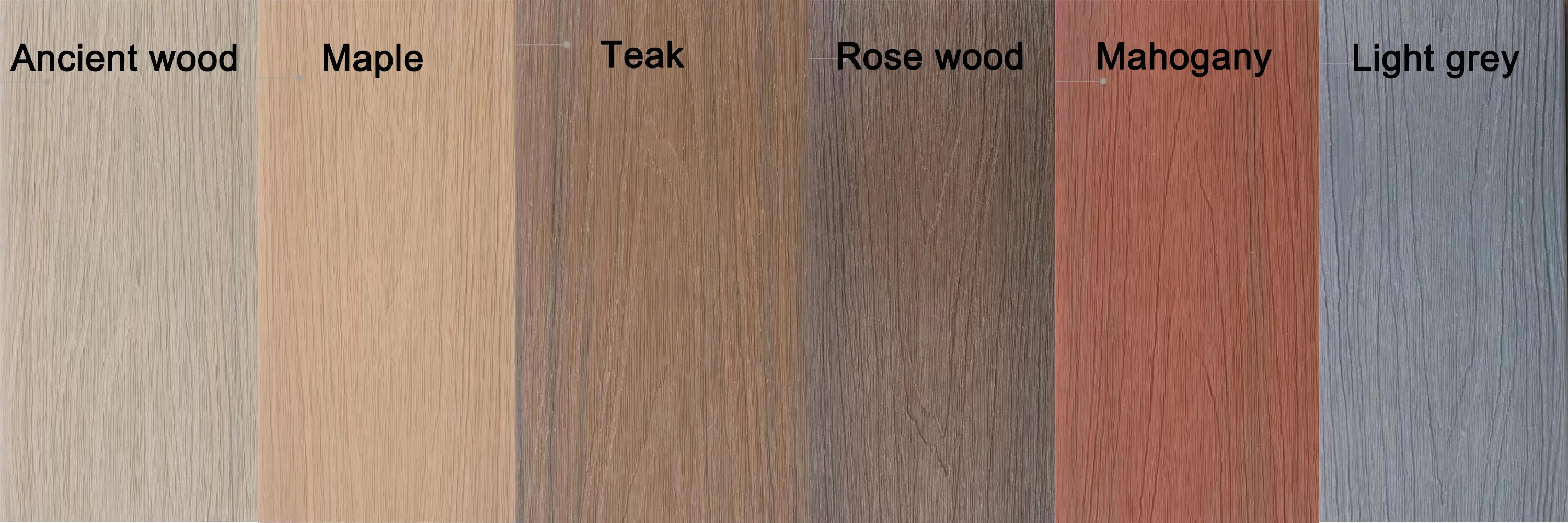 Exterior flooring Easy install Co-extrusion Wpc composite bamboo Decking boards flooring outdoor exterior