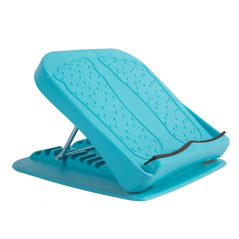 SHENGDE Gym Fitness Professional Green Pink Steel PP Material Custom Logo Yoga Squats and Calf Stretcher Slant Board