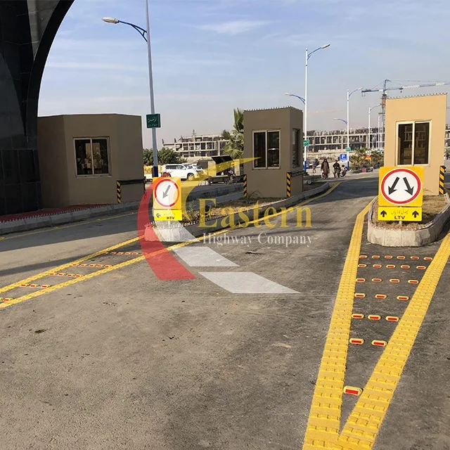 Односторонний отражатель, пластиковый дорожный предохранитель Cateye Road Stud