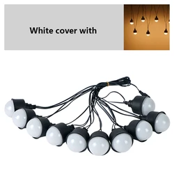 Ip65 Waterproof Outdoor Wedding Party Holiday Christmas Decorative Fairy Crystal G50 Led Light String With Remote Control