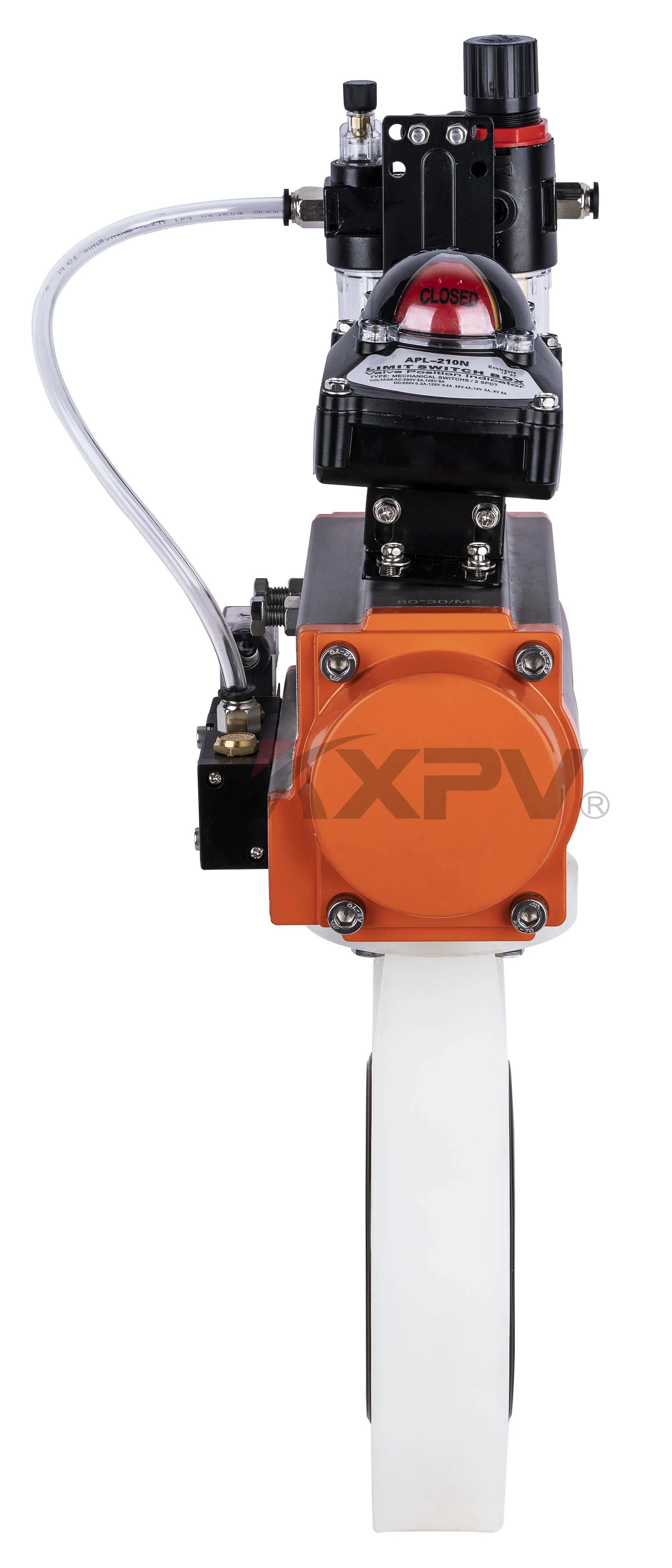 China high quality plastic pvdf pneumatic Butterfly Valve 11/4'-24  11/4in-24in for industry Automatic valve ANSI/ASTM standard