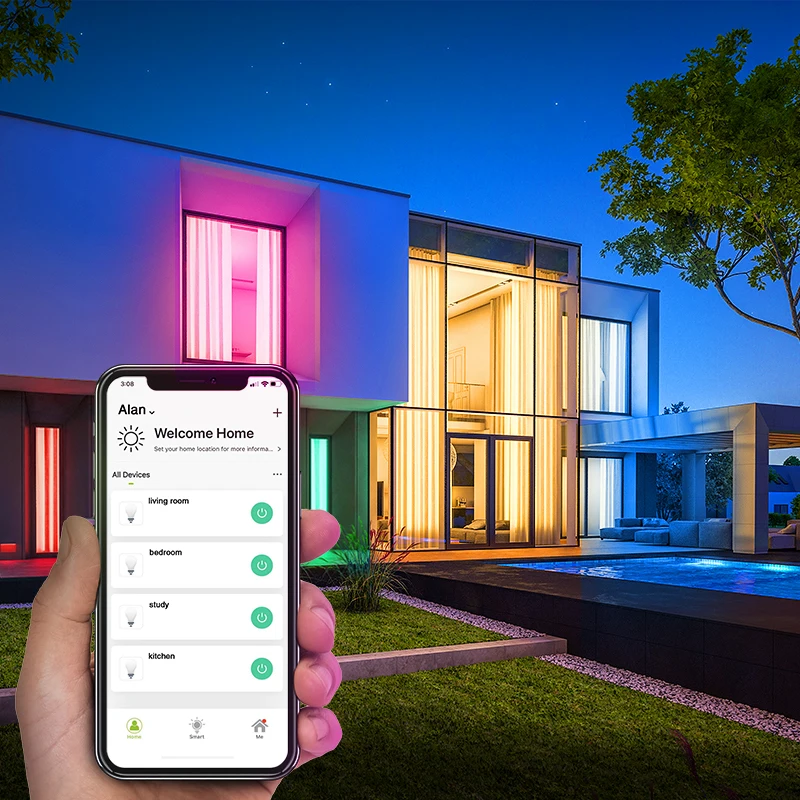 Led Smart Bulb 8W Led Emergency Light Rechargeable Battery E27 Lamp For Home 2835Smd Ac110v 240V Ce Rohs