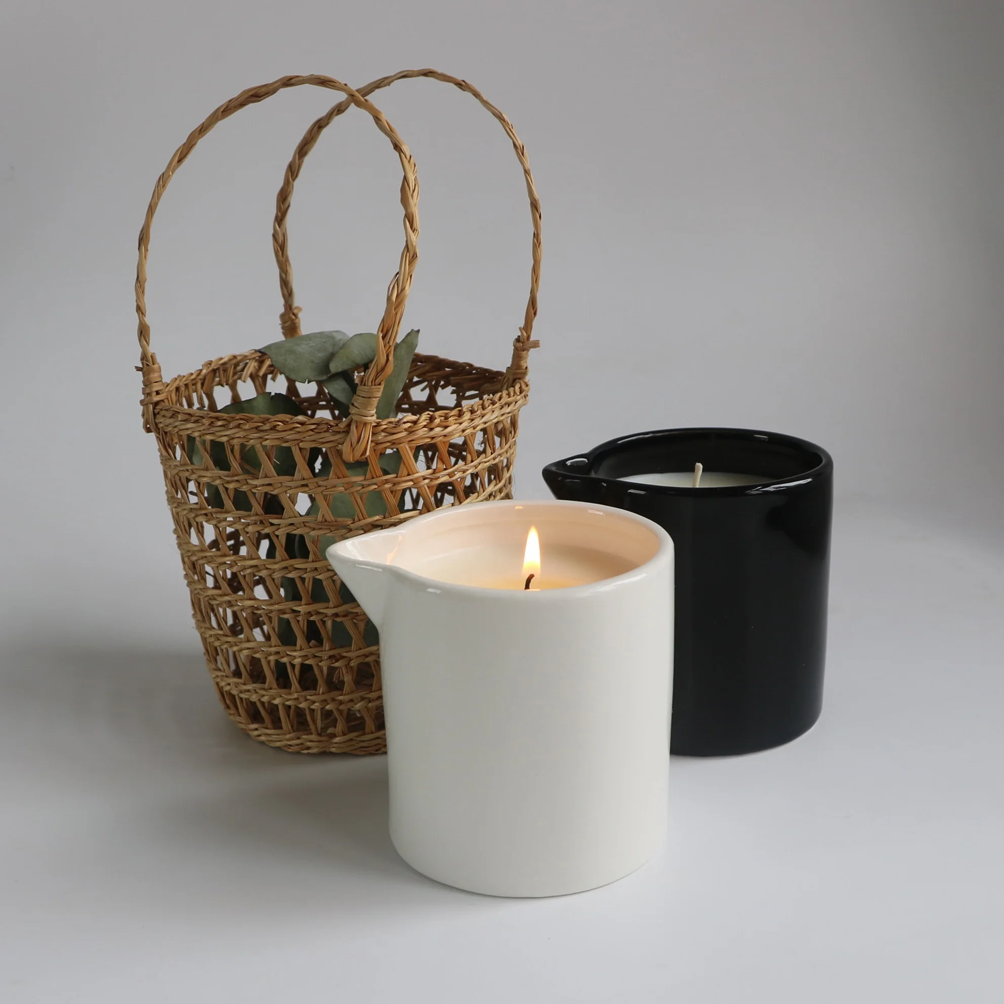 High end Natural Essential oil Natural soy wax Handmade Soy Massage Candle