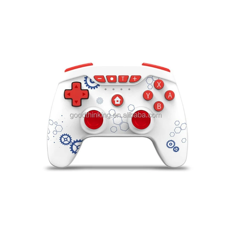 PC Game controller Turbo wake up Dual vibration for bluetooth wireless gamepad joystick grip for nintendo switch joycons