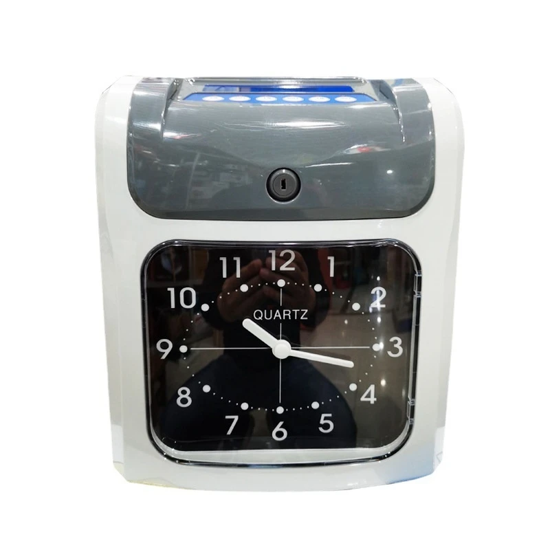 GL820 clock in machine dual color printing date attendance machine foreign trade English clock in wholesale