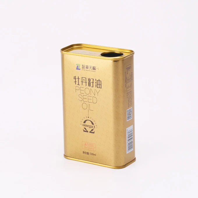 Empty Olive Oil Tin Can 500ml Popcorn Tin Wholesale