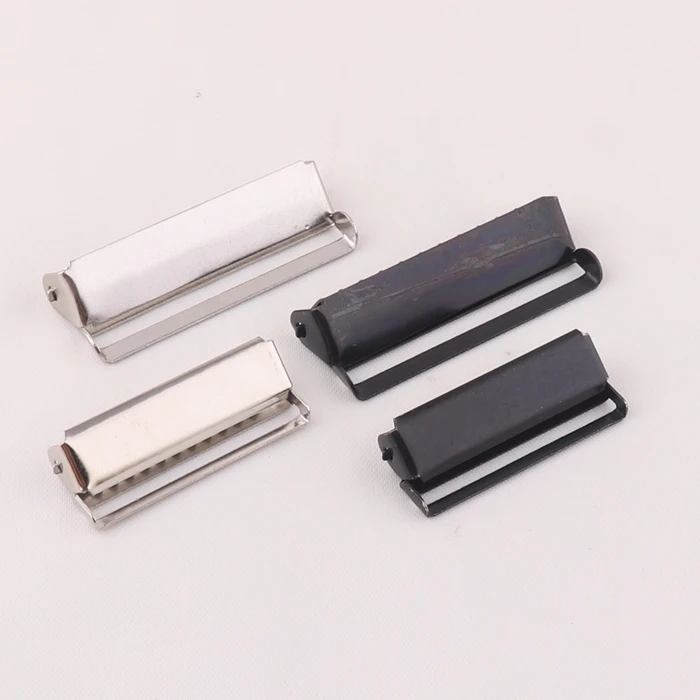 Заводская оптовая продажа, металлические регулируемые подтяжки 40 мм, зажим-пряжка для аксессуаров для одежды