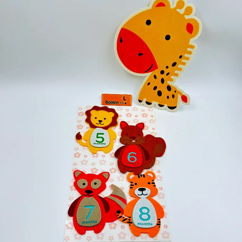 Милый мультяшный Флокированный слоеный стикер Puffy Deco канцелярские товары журнал альбом планировщик наклейки для детей ручной подарок