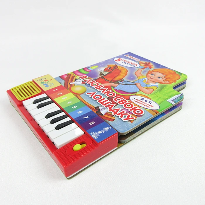 Custom Children Talking Cheap Cartoon Books Educational Toy music Book Sound Board Books