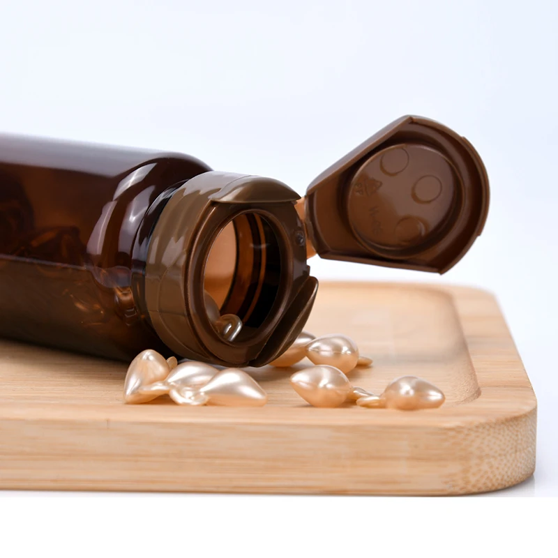 Plastic pill bottles 80ml 100ml 120ml 150ml PET pharmaceutical capsule pill bottle with seal medicine vitamin bottles containers