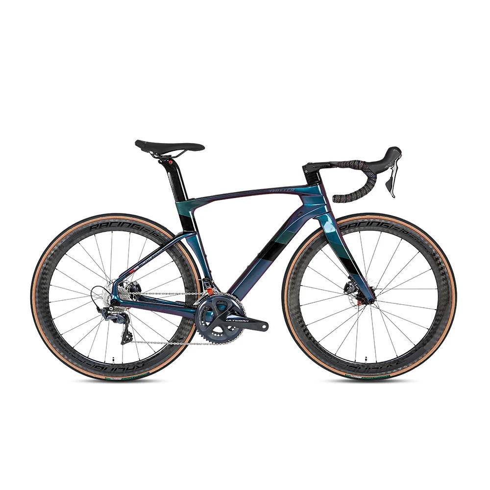 Holographic high quality disc brake 700C carbon fiber road bike