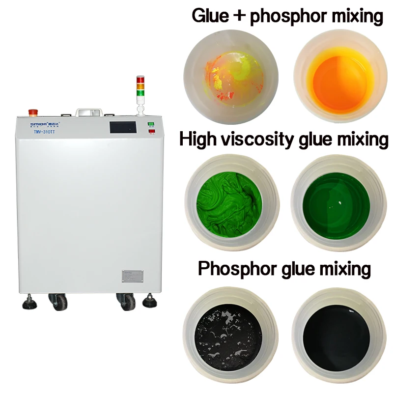 150ml*2 Independent Speed Controlled lab high viscosity dental material planetary centrifugal vacuum mixer