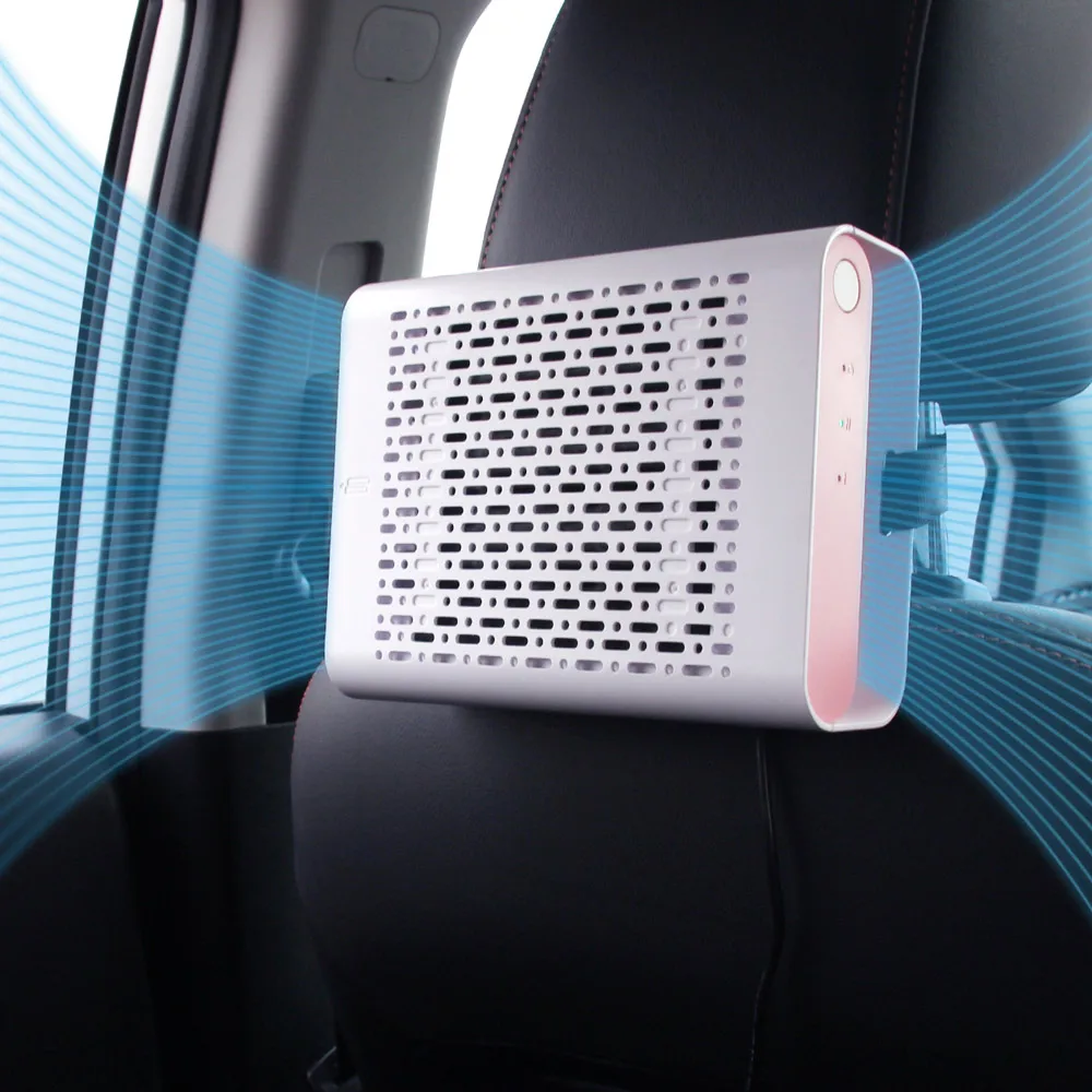 Mini Indoor Desktop Activated Carbon HEPA Filter Air Purifier for Home School Smoking Large Room Car