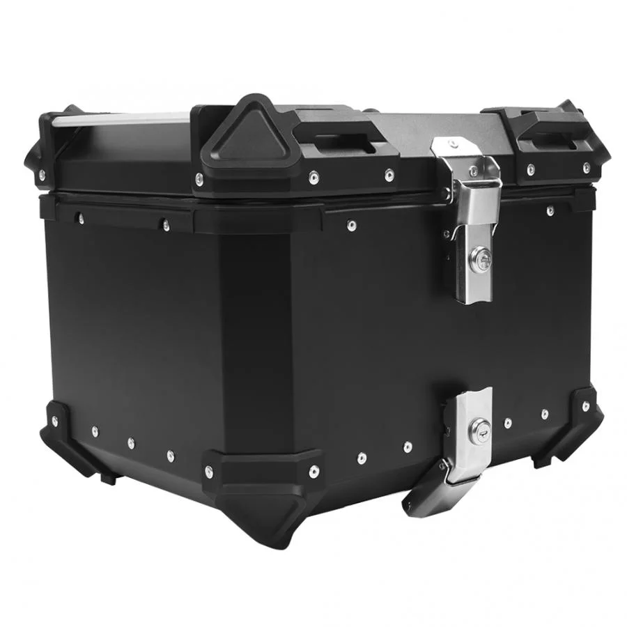 Прямая продажа с фабрики, алюминиевая коробка большой емкости, быстроразъемная конструкция, алюминиевые боковые задние коробки для мотоциклов, задняя коробка