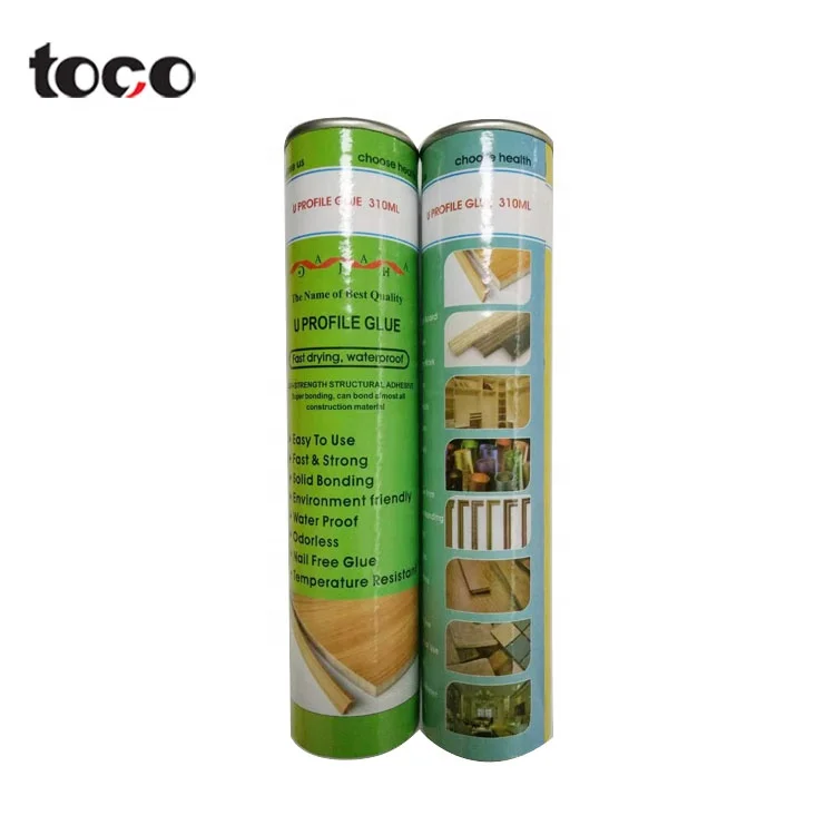 toco Water based glue liquid nails adhesive for tile/wood/aluminum/steel