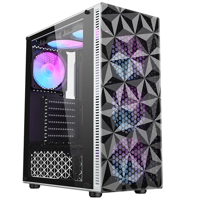 Hot Sale PC Gaming Computer Case Glass Side Panel Hardware CPU Casing Computer Cabinet Case