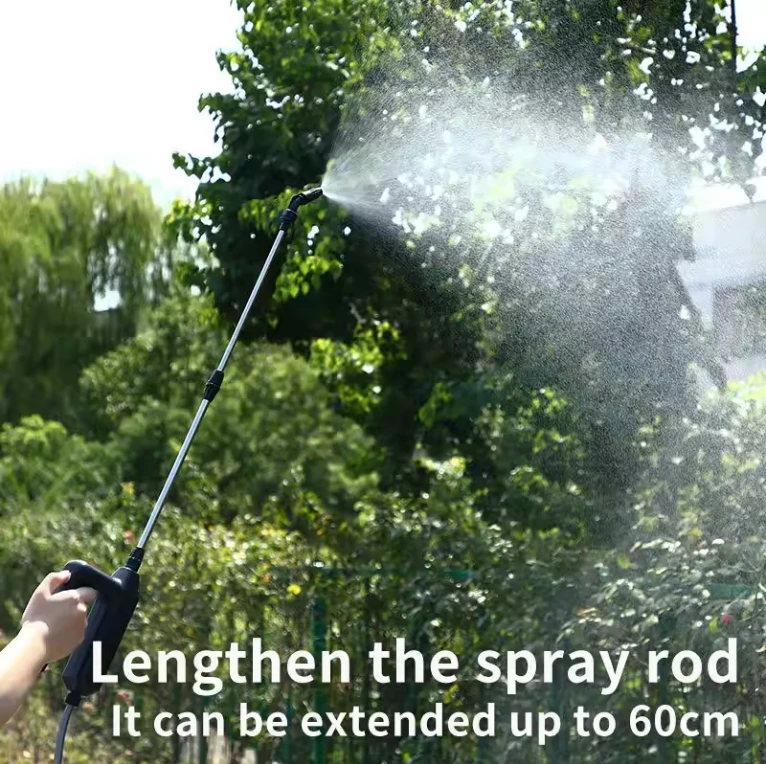 Agriculture garden adjustable lance 2000mah 7.4v battery sprayer gun