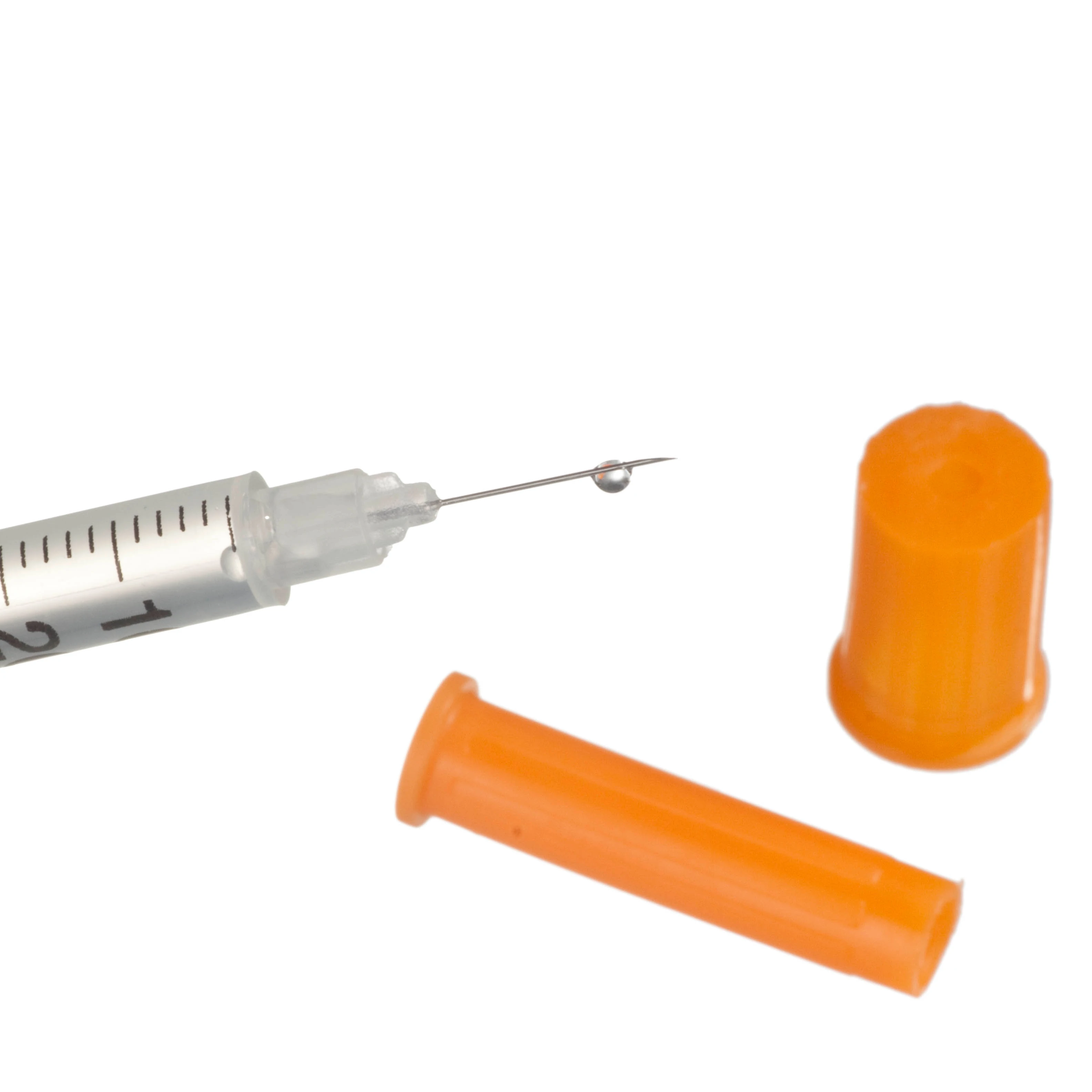 
Disposable insulin syringe with fixed needle 1ml 0.5ml 0.3ml u 100 31g 8mm 