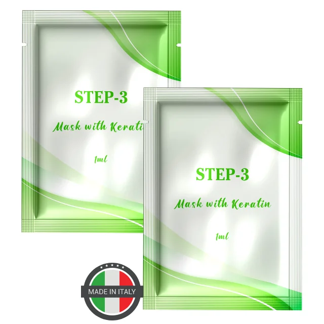 STEP 3 cream lamination Made in ITALY keratin professional PRIVATE LABEL home use lashlift nourishing argan oil low quantity